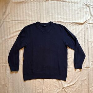 Men's Navy Crew Neck Sweater